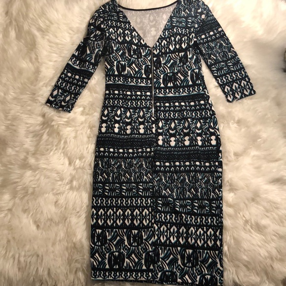 Cato Printed Midi Dress - Picture 3 of 4